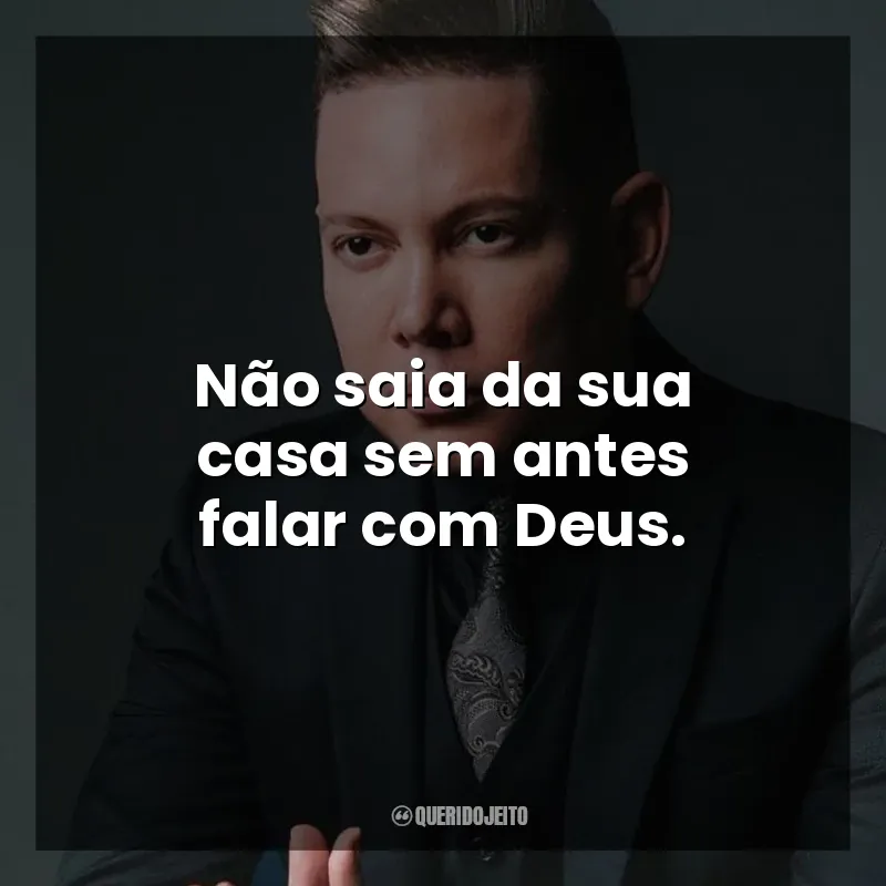 Não saia da sua casa sem antes falar com Deus. Bispo Bruno Leonardo