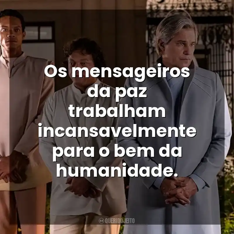 Os mensageiros da paz trabalham incansavelmente para o bem da humanidade. Nosso Lar 2: Os Mensageiros (Filme)