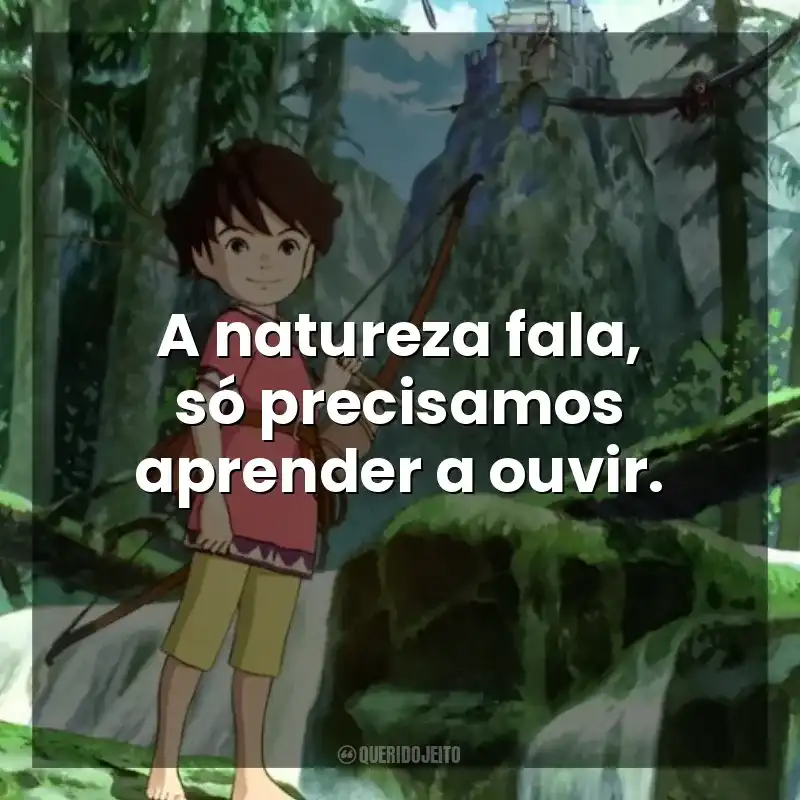 A natureza fala, só precisamos aprender a ouvir. Ronja, A Filha do Ladrão (Série)