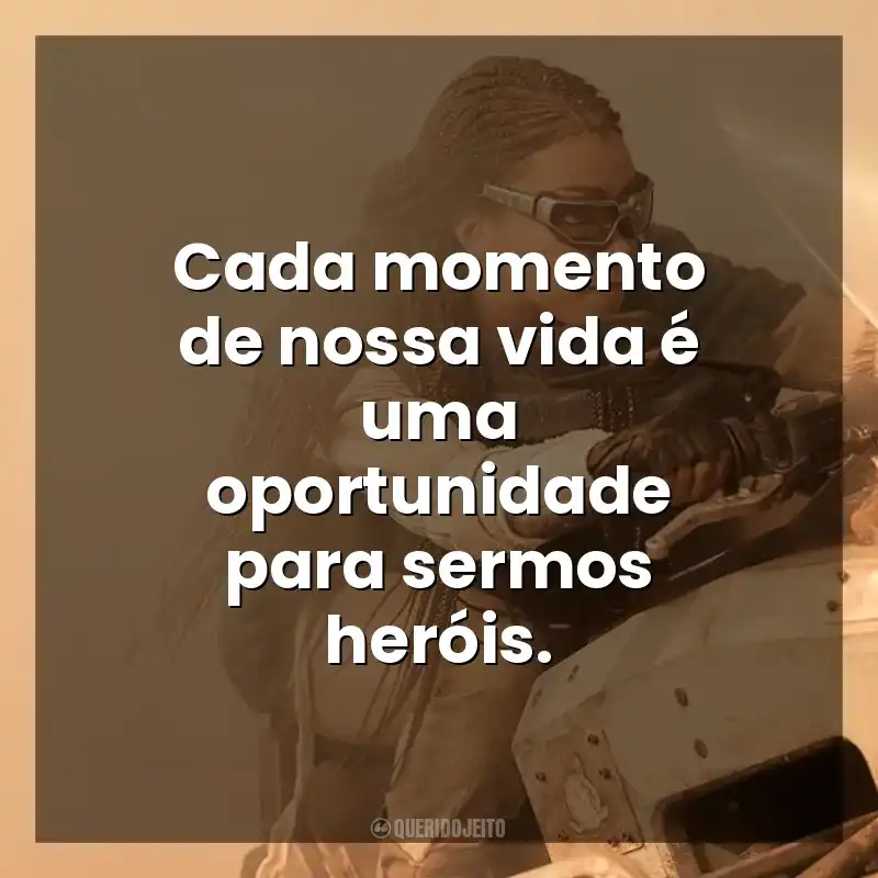 Cada momento de nossa vida é uma oportunidade para sermos heróis. Star Trek: Discovery (Série)