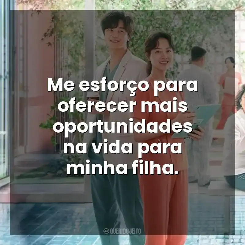 Me esforço para oferecer mais oportunidades na vida para minha filha. Uma Dose Diária de Sol (Série)