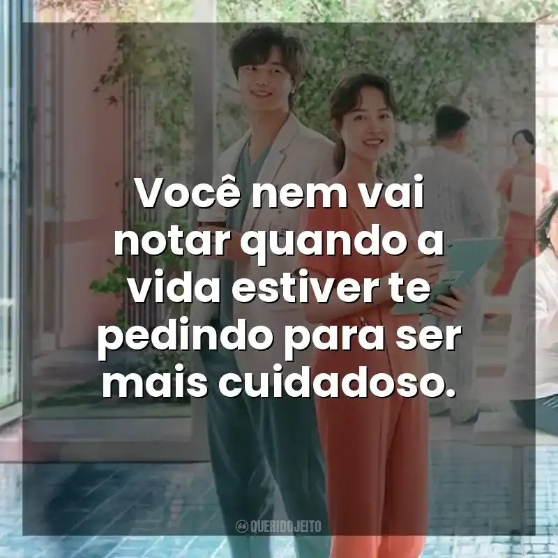 Você nem vai notar quando a vida estiver te pedindo para ser mais cuidadoso. Uma Dose Diária de Sol (Série)