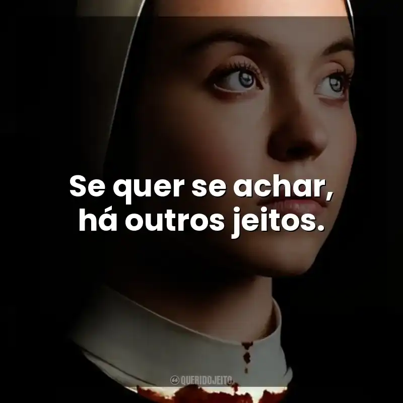 Se quer se achar, há outros jeitos. Imaculada (Filme)