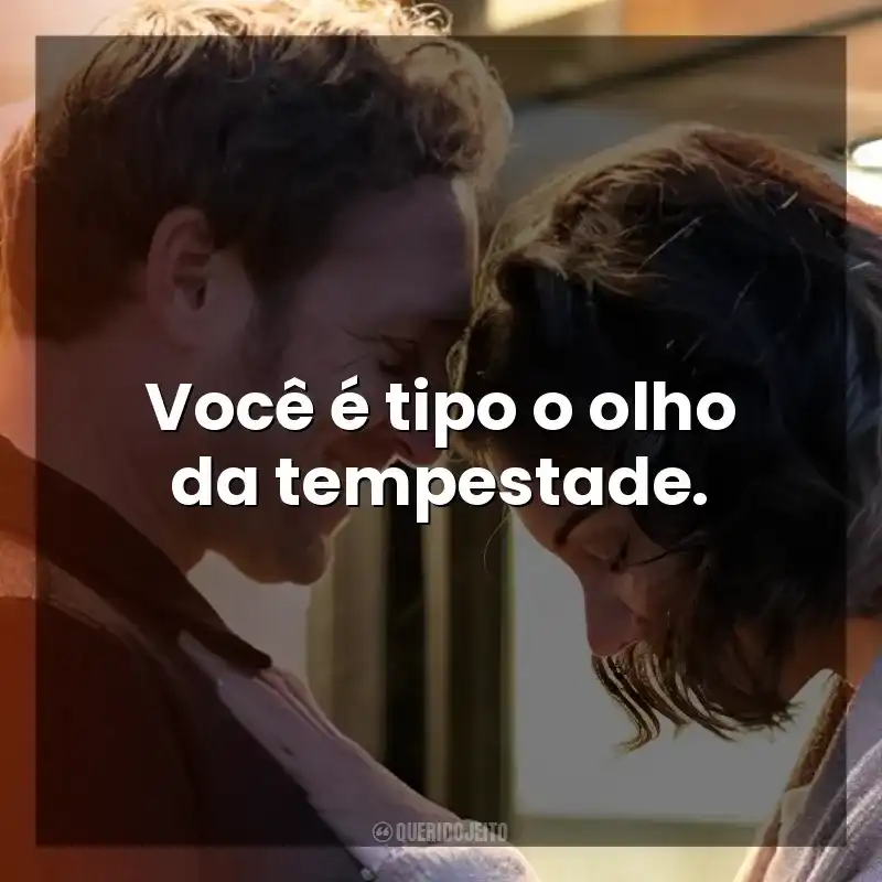 Você é tipo o olho da tempestade. O Segredo: Ouse Sonhar (Filme)
