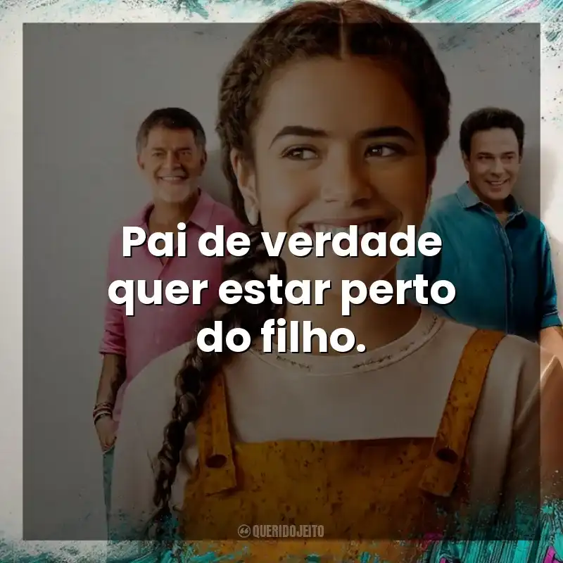 Pai de verdade quer estar perto do filho. Pai em Dobro (Filme)