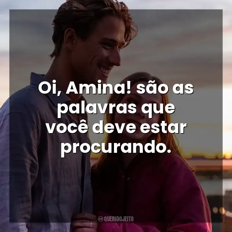 Oi, Amina! são as palavras que você deve estar procurando. Uma Família Quase Perfeita (Série)