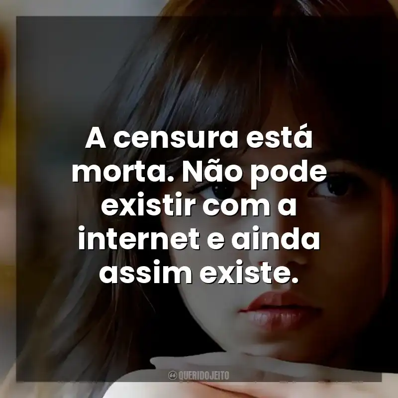 A censura está morta. Não pode existir com a internet e ainda assim existe. A Garota de Miller (Filme)