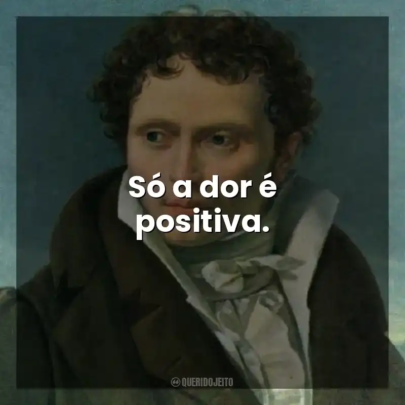 Só a dor é positiva. As Dores do Mundo (Livro)