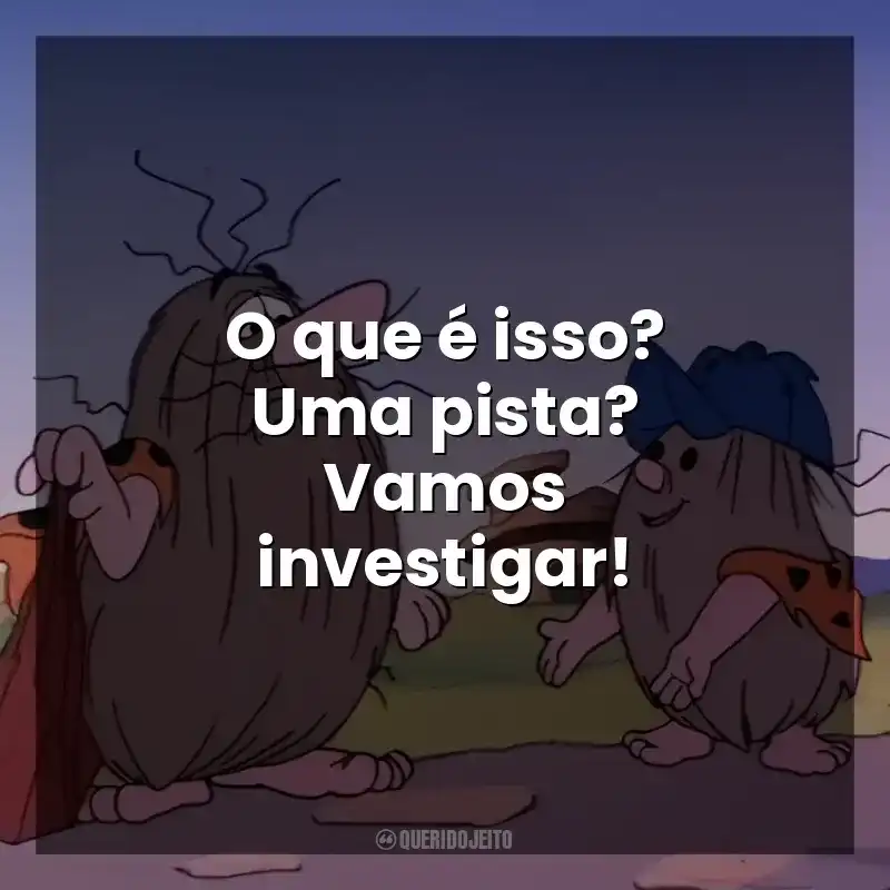 O que é isso? Uma pista? Vamos investigar! Capitão Caverna e Caverninha