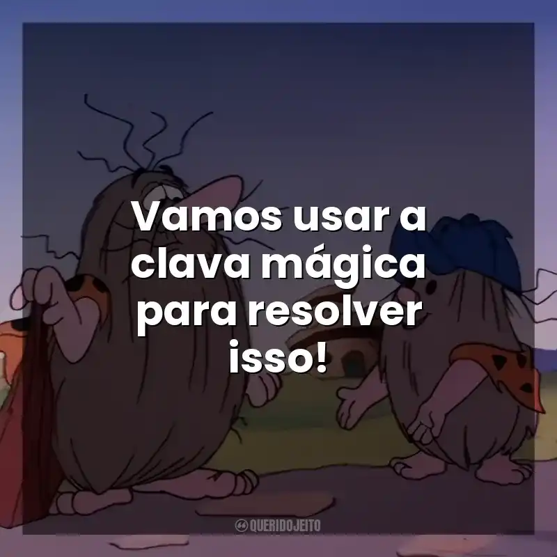 Vamos usar a clava mágica para resolver isso! Capitão Caverna e Caverninha