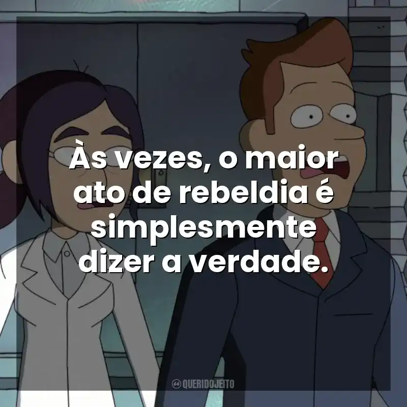 Às vezes, o maior ato de rebeldia é simplesmente dizer a verdade. Departamento de Conspirações (Série)