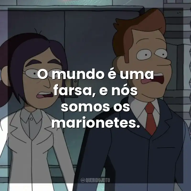 O mundo é uma farsa, e nós somos os marionetes. Departamento de Conspirações (Série)