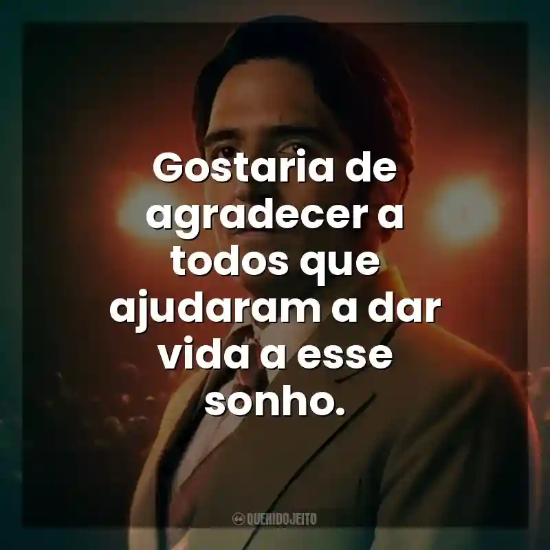 Gostaria de agradecer a todos que ajudaram a dar vida a esse sonho. Entrevista com o Demônio (Filme)