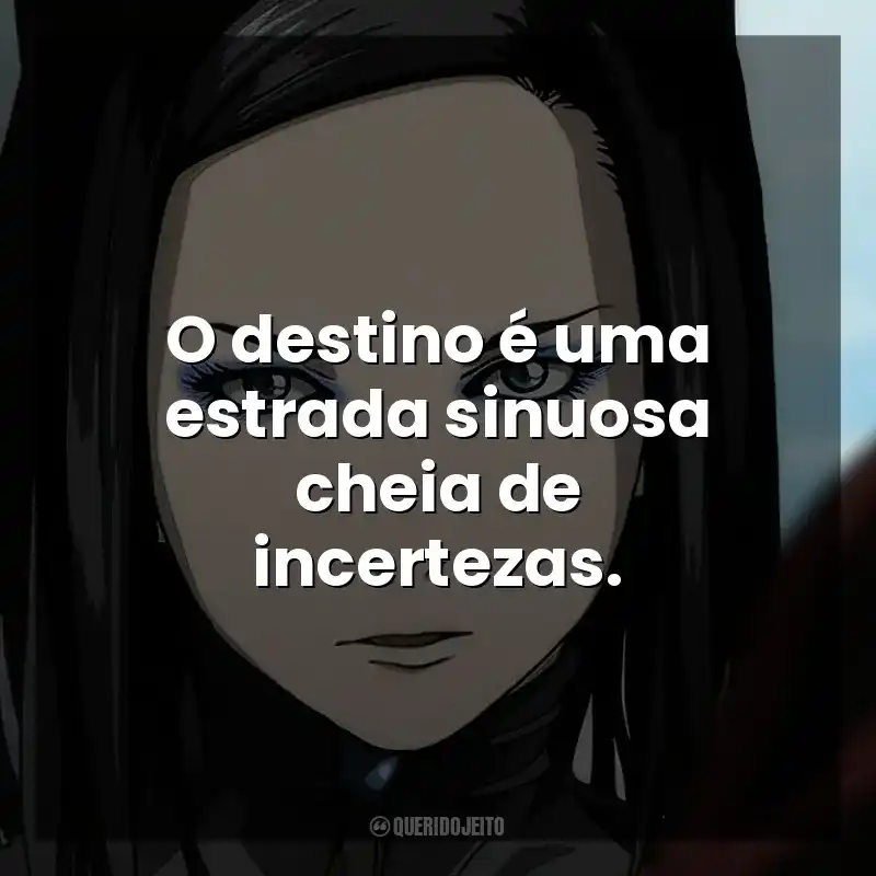 O destino é uma estrada sinuosa cheia de incertezas. Ergo Proxy (Série)