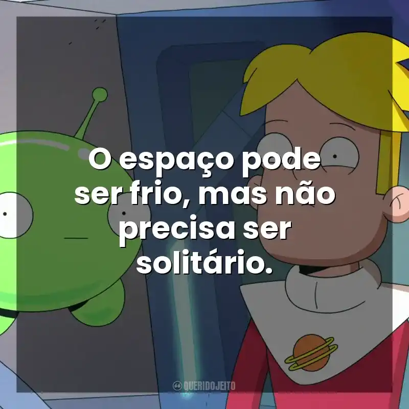 O espaço pode ser frio, mas não precisa ser solitário. Final Space (Série)