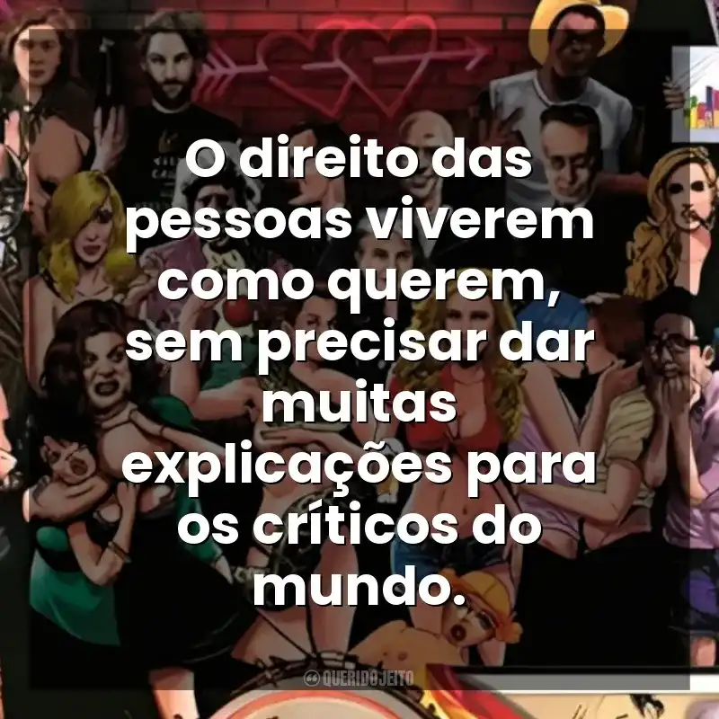 O direito das pessoas viverem como querem, sem precisar dar muitas explicações para os críticos do mundo. Guia Politicamente Incorreto do Sexo (Livro)