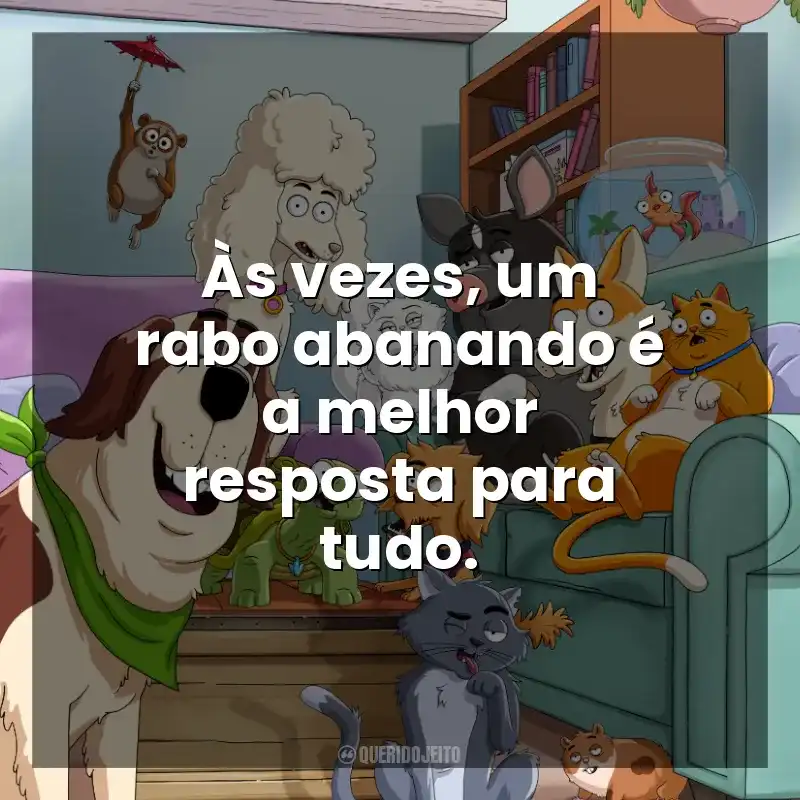 Às vezes, um rabo abanando é a melhor resposta para tudo. HouseBroken (Série)