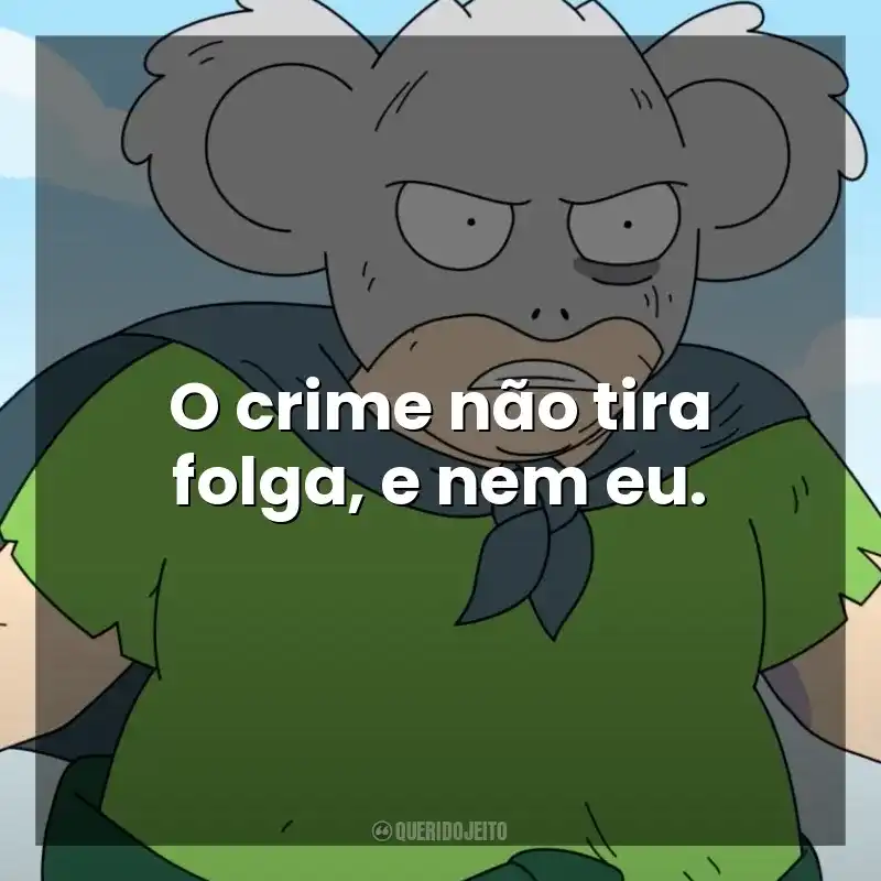 O crime não tira folga, e nem eu. Koala Man (Série)