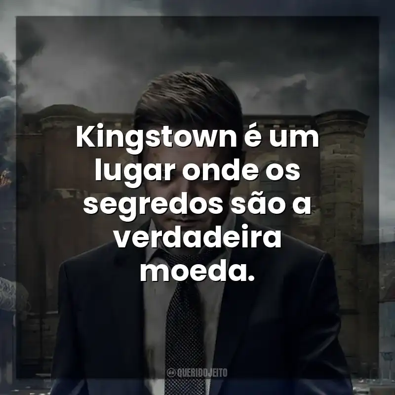 Kingstown é um lugar onde os segredos são a verdadeira moeda. Mayor of Kingstown (Série)