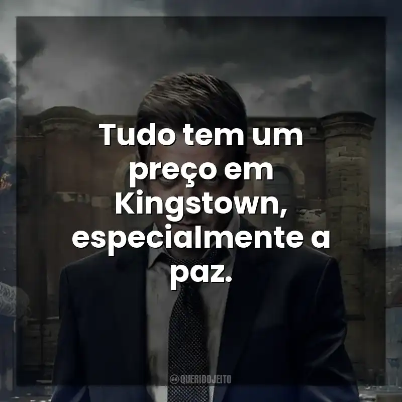 Tudo tem um preço em Kingstown, especialmente a paz. Mayor of Kingstown (Série)