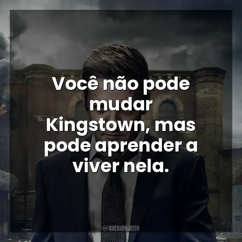 Você não pode mudar Kingstown, mas pode aprender a viver nela. Mayor of Kingstown (Série)
