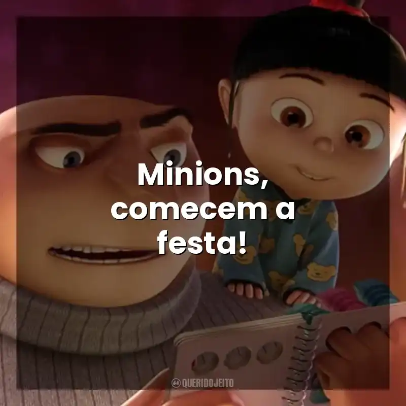 Minions, comecem a festa! Meu Malvado Favorito (Filme)