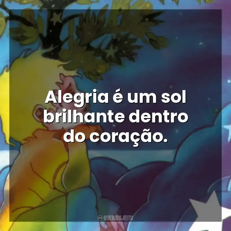 Alegria é um sol brilhante dentro do coração. Meu Pé de Laranja Lima (Livro)