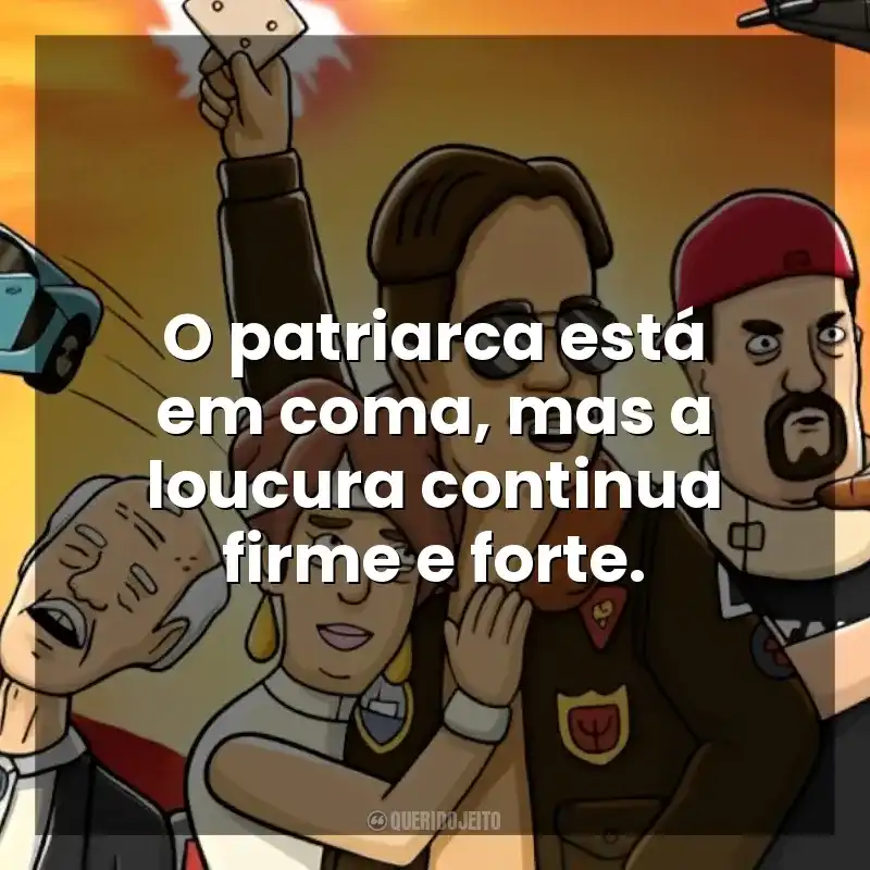O patriarca está em coma, mas a loucura continua firme e forte. Royal Crackers (Série)