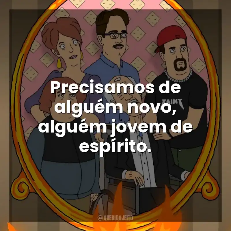 Precisamos de alguém novo, alguém jovem de espírito. Royal Crackers (Série)