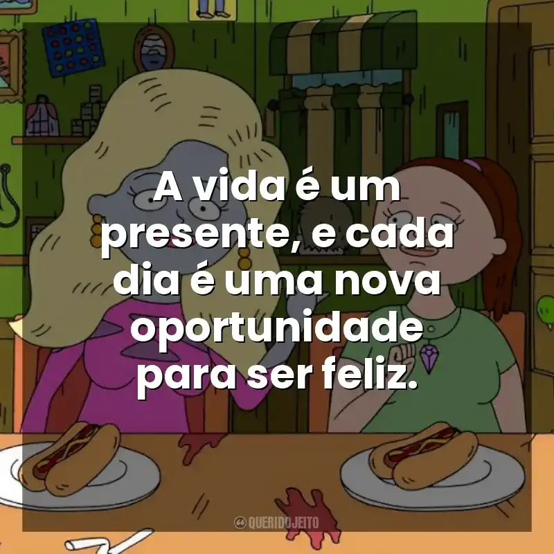 A vida é um presente, e cada dia é uma nova oportunidade para ser feliz. Teenage Euthanasia (Série)