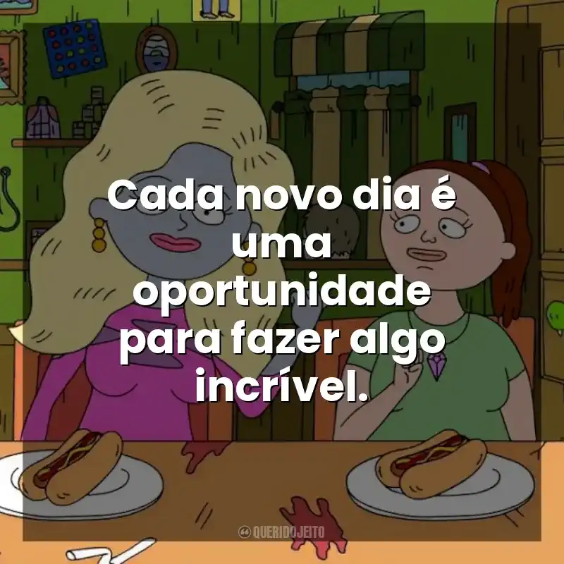Cada novo dia é uma oportunidade para fazer algo incrível. Teenage Euthanasia (Série)
