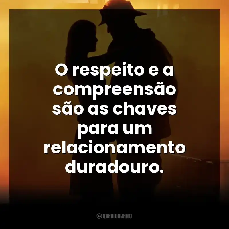 O respeito e a compreensão são as chaves para um relacionamento duradouro. À Prova de Fogo (Filme)