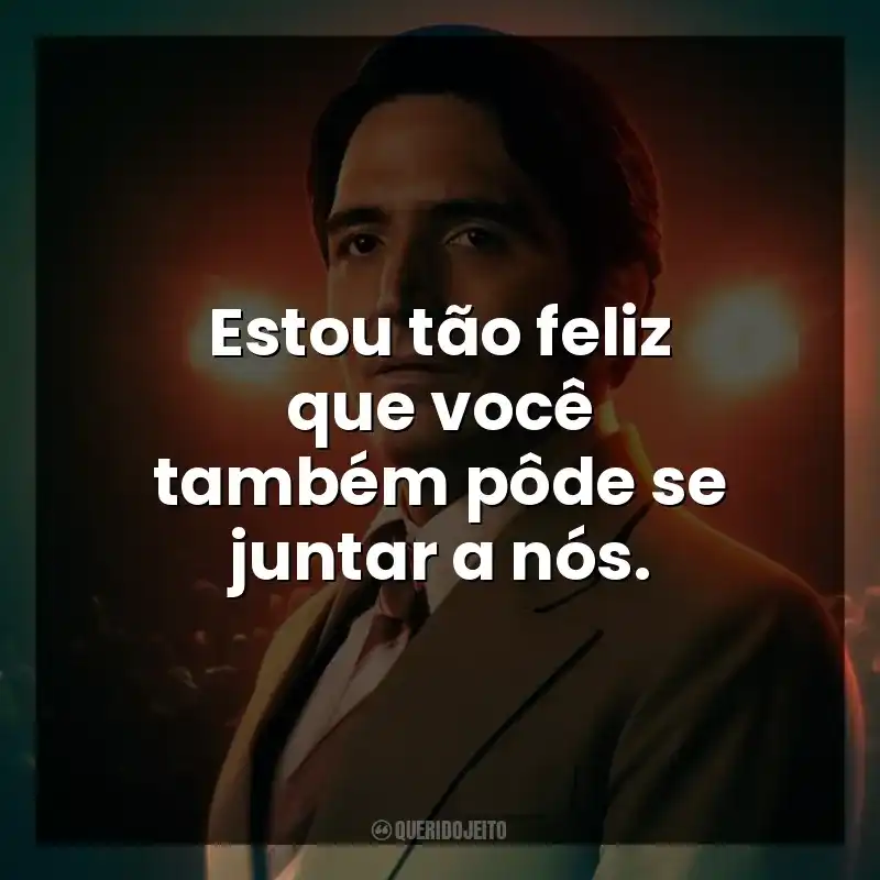 Estou tão feliz que você também pôde se juntar a nós.