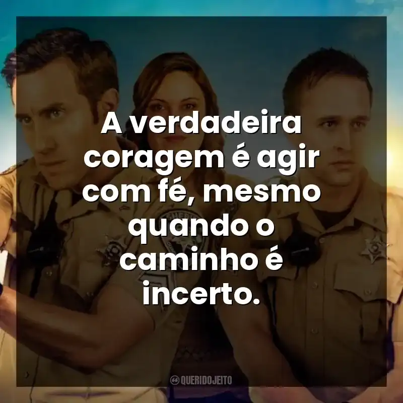 A verdadeira coragem é agir com fé, mesmo quando o caminho é incerto. Fearless Faith (Filme)