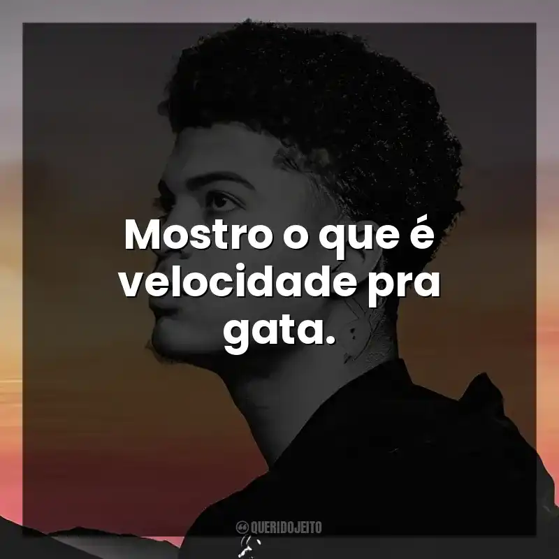 Mostro o que é velocidade pra gata.
