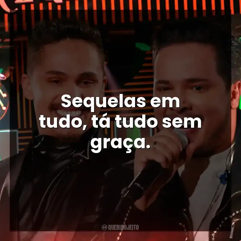 Sequelas em tudo, tá tudo sem graça. Kaique e Felipe