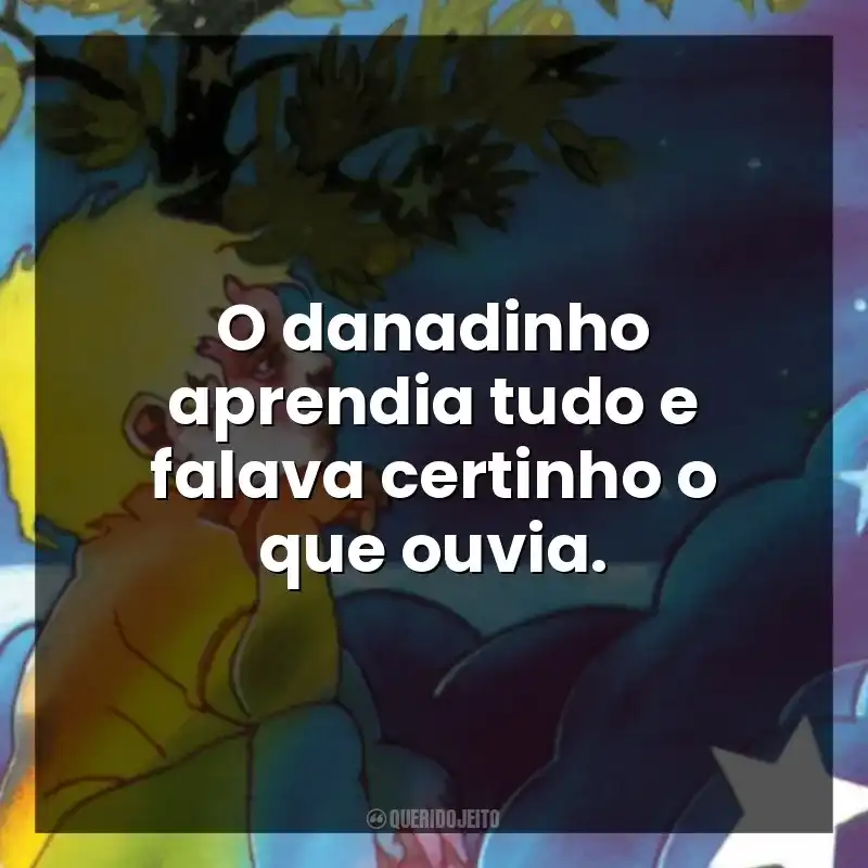 O danadinho aprendia tudo e falava certinho o que ouvia.