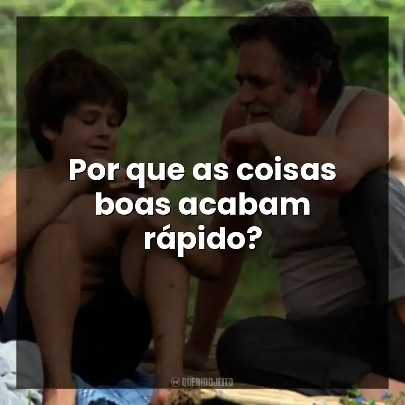 Por que as coisas boas acabam rápido?
