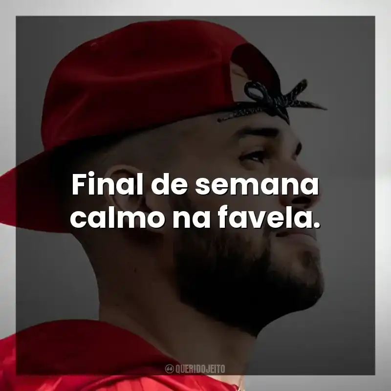 Final de semana calmo na favela.