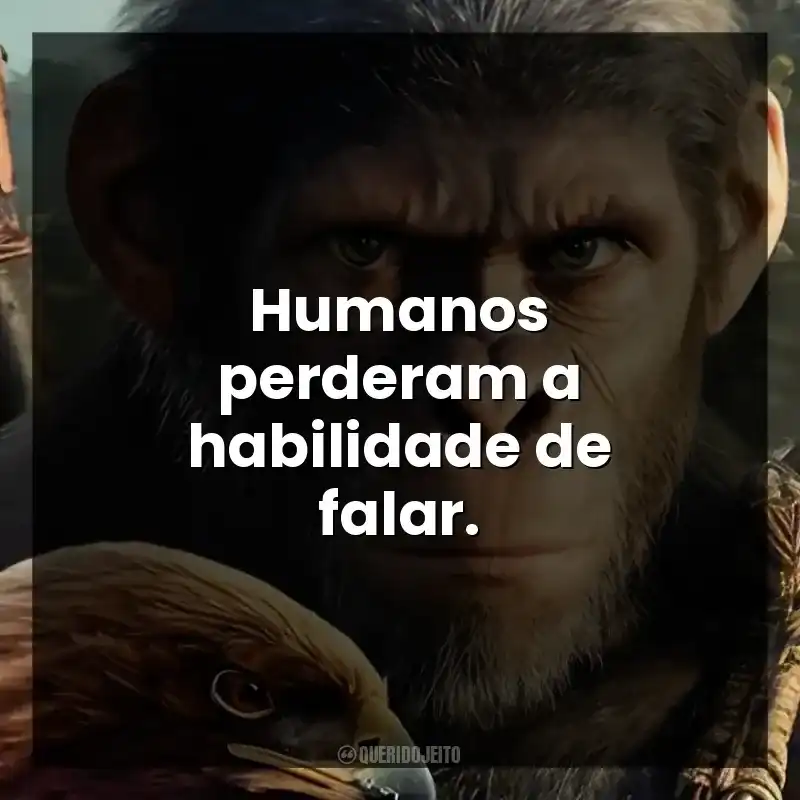 Humanos perderam a habilidade de falar.