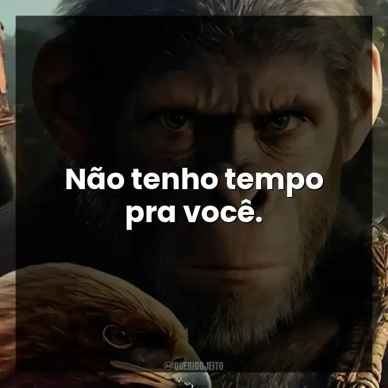 Não tenho tempo pra você.