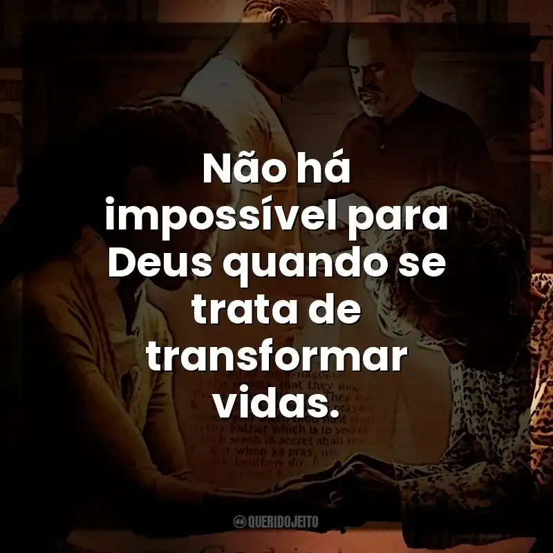 Não há impossível para Deus quando se trata de transformar vidas. Quarto de Guerra (Filme)