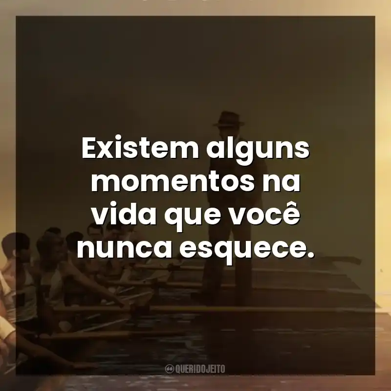 Existem alguns momentos na vida que você nunca esquece.