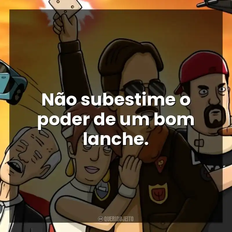 Não subestime o poder de um bom lanche.