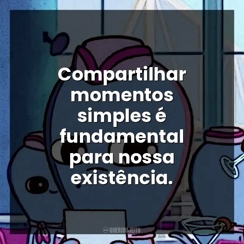 Compartilhar momentos simples é fundamental para nossa existência. Strange Planet (Série)