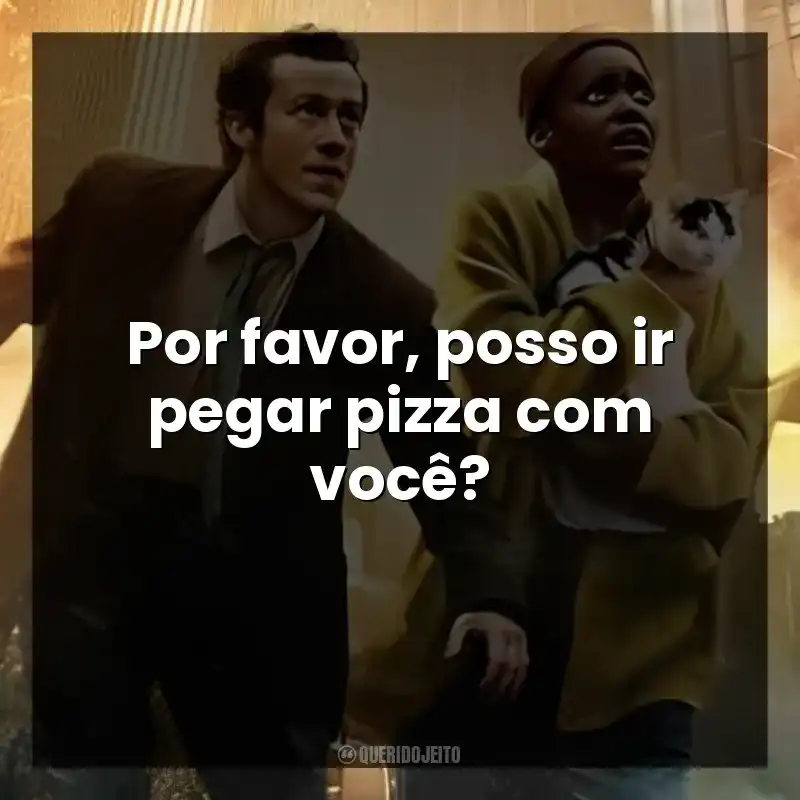 Por favor, posso ir pegar pizza com você?