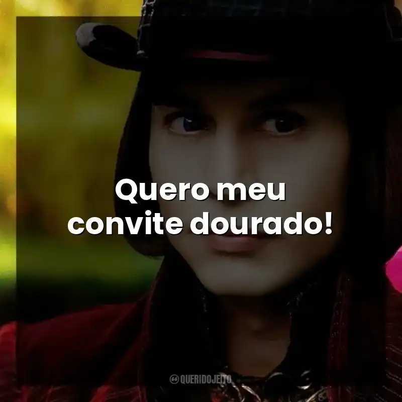 Quero meu convite dourado!