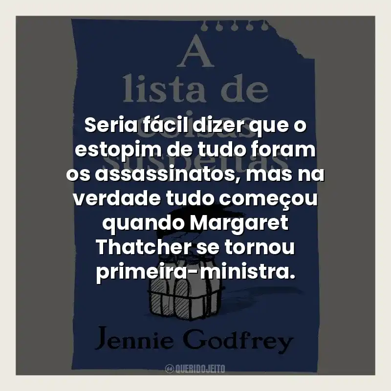 Seria fácil dizer que o estopim de tudo foram os assassinatos, mas na verdade tudo começou quando Margaret Thatcher se tornou primeira-ministra.