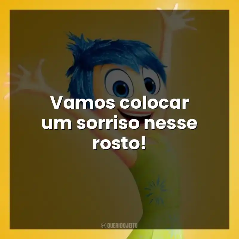 Vamos colocar um sorriso nesse rosto!