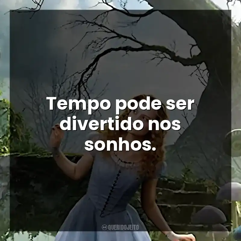 Tempo pode ser divertido nos sonhos.